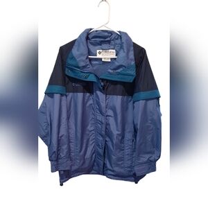 Columbia Jacket Womans Small Purple Blue Bugaboo Outdoor Ski Snow Preppy